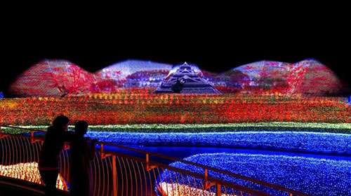 最(zui)壯(zhuang)觀(guan)的(de)鼕季(ji)燈(deng)光(guang)秀(xiu)在日本呈(cheng)現